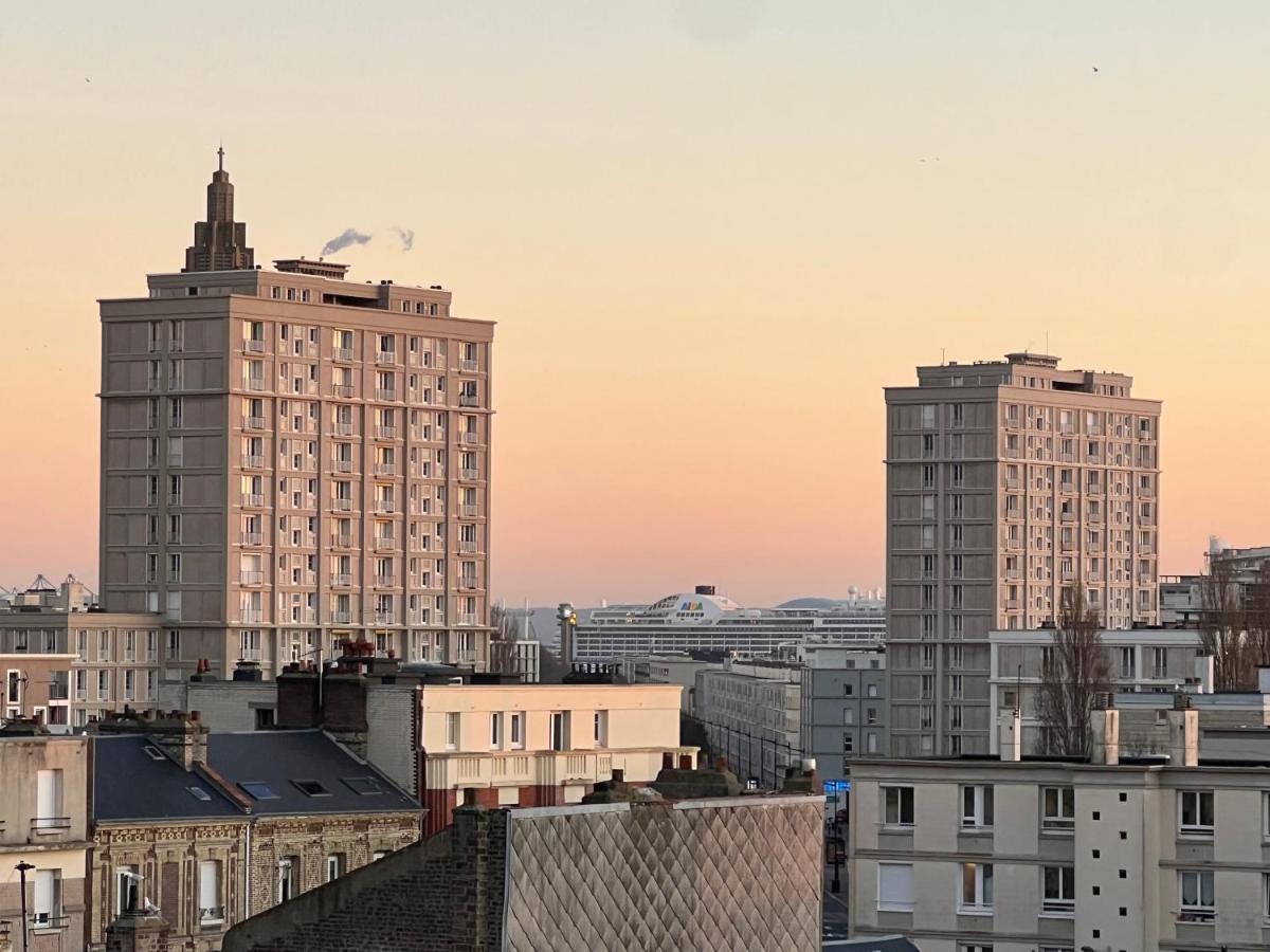 Le Petit Nid Perche Sous Les Toits, Vue Mer Le Havre Eksteriør billede